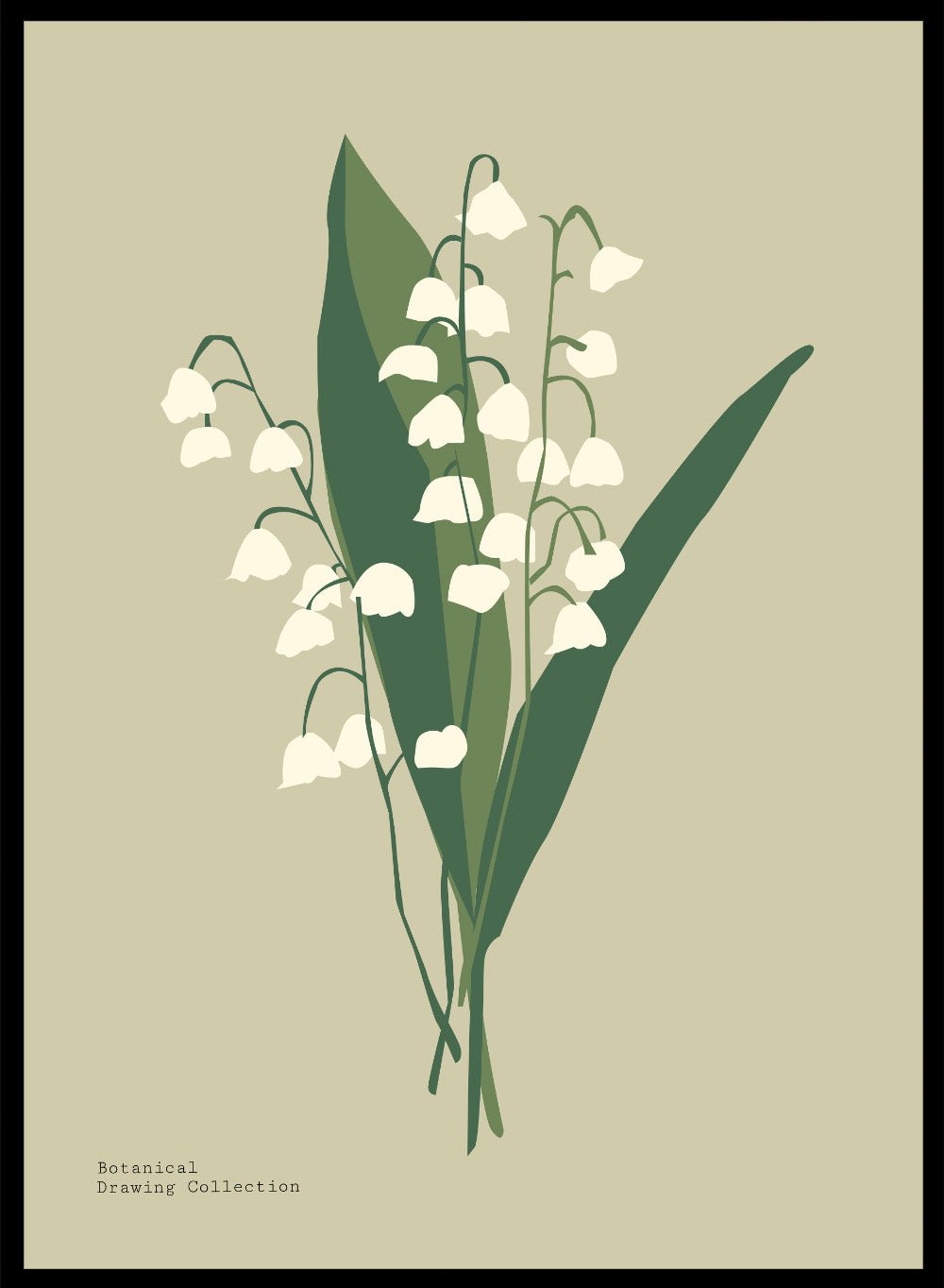 aesthetic lily flower 'Lily of the Valley' Aesthetic Art Print