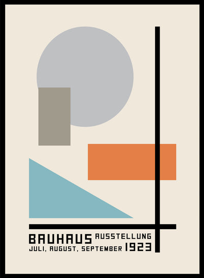 Sugar & Canvas 8x10 inches/20x25cm Bauhaus Geometric Art Print