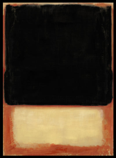Sugar & Canvas 8x10 inches/20x25cm Mark Rothko No. 7 Dark Over Light 1954 Art Print