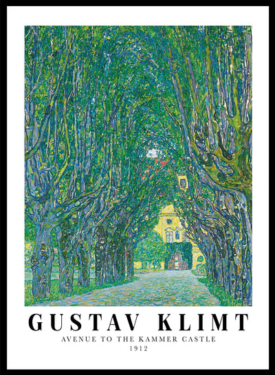 Sugar & Canvas 8x10 inches/20x25cm Gustav Klimt Avenue to the Kammer Castle 1912 Art Print