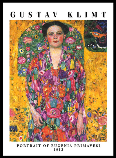 Sugar & Canvas 8x10 inches/20x25cm Gustav Klimt Portrait of Eugenia Primavesi 1913 Art Print