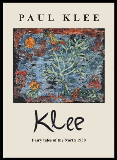 Sugar & Canvas 8x10 inches/20x25cm Paul Klee Fairy Tales of the North 1930 Art Print