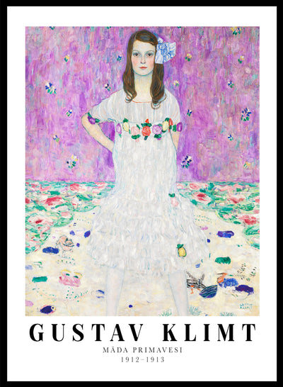 Sugar & Canvas 8x10 inches/20x25cm Gustav Klimt Mäda Primavesi 1912–1913 Art Print