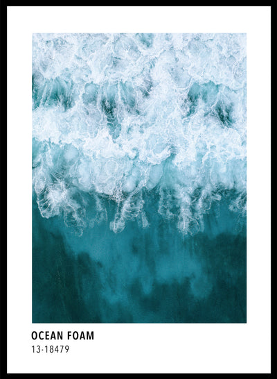 Sugar & Canvas Ocean Waves Color Card Art Print