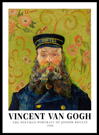 Sugar & Canvas 8x10 inches/20x25cm Van Gogh The Postman Joseph Roulin 1888 Art Print