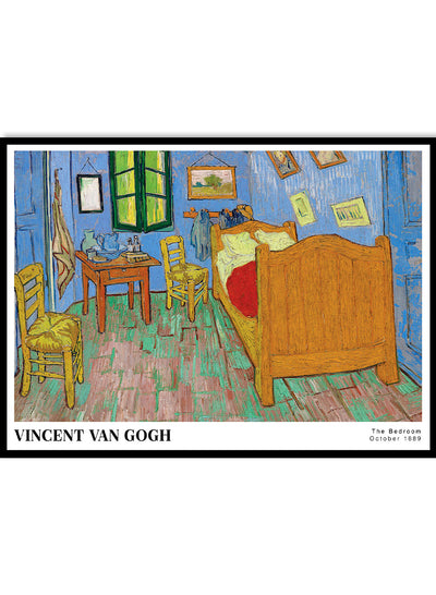 Sugar & Canvas 8x10 inches/20x25cm Van Gogh The Bedroom 1889 Art Print