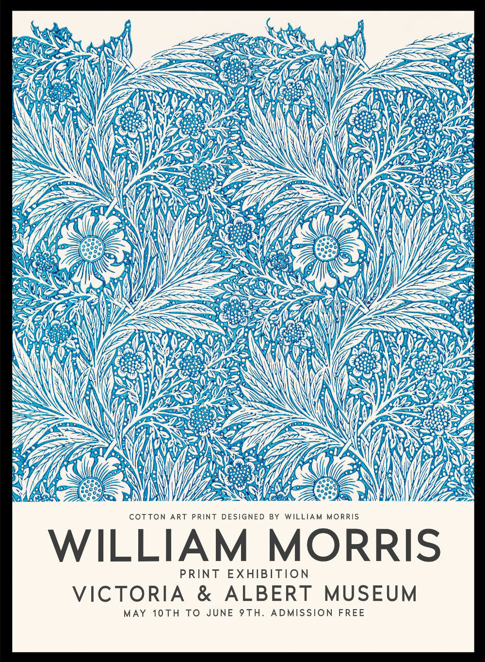 William Morris Marigold 1875 Vintage Art Print Museum Exhibition Poster –  Sugar & Canvas