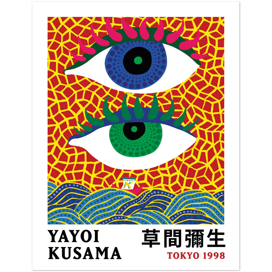 On the Ocean Inspired by Yayoi Kusama Art Print_Sugar & Canvas