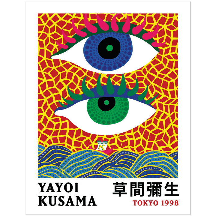On the Ocean Inspired by Yayoi Kusama Art Print_Sugar & Canvas