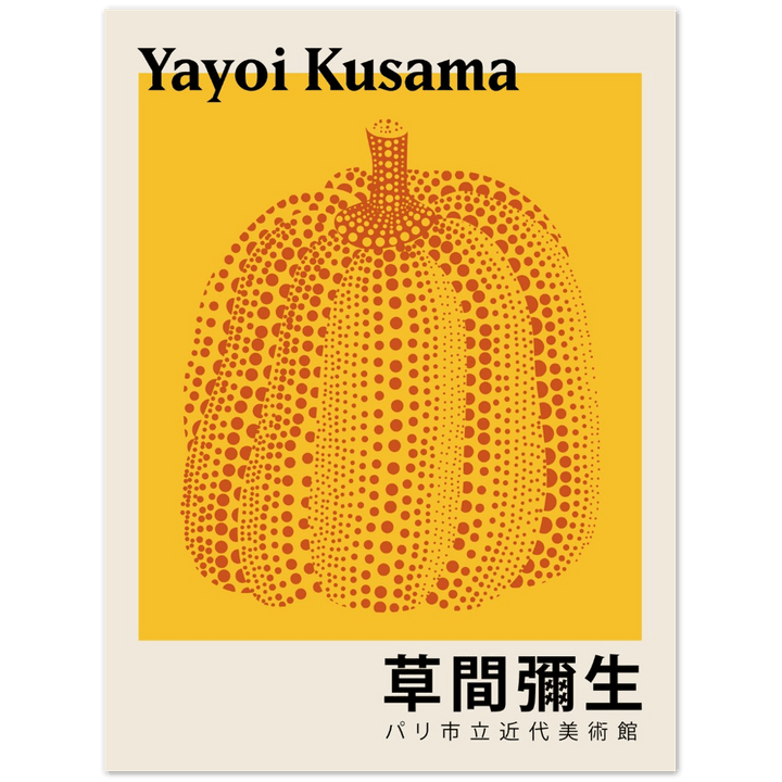 Pumpkin Forever Inspired by Yayoi Kusama Art Print_Sugar & Canvas