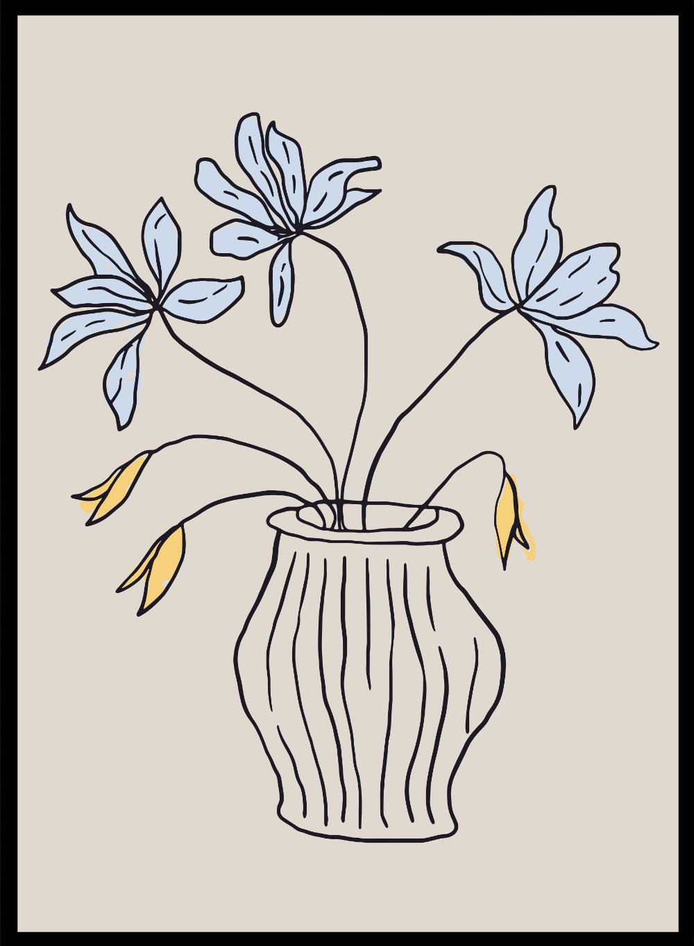 'Flower Arrangement' Aesthetic Art Print_Sugar & Canvas