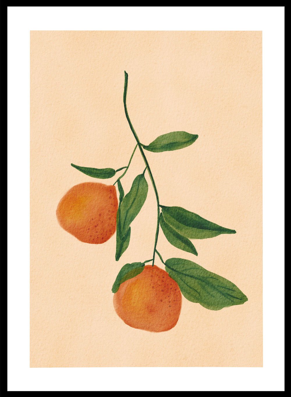'Hanging Oranges' Aesthetic Art Print_Sugar & Canvas