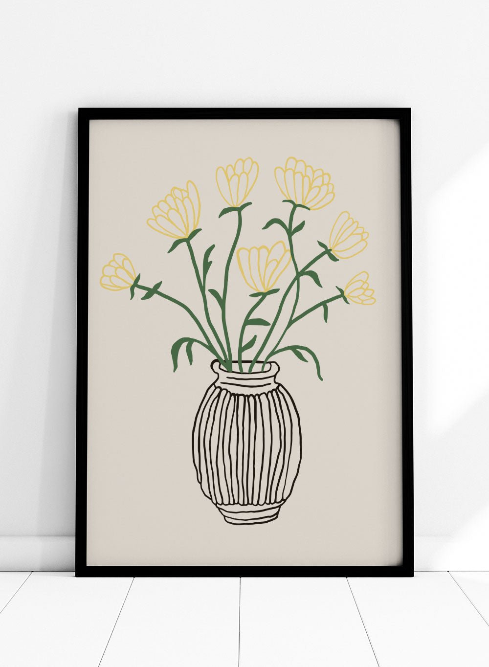 'Yellow Bouquet" Aesthetic Art Print_Sugar & Canvas