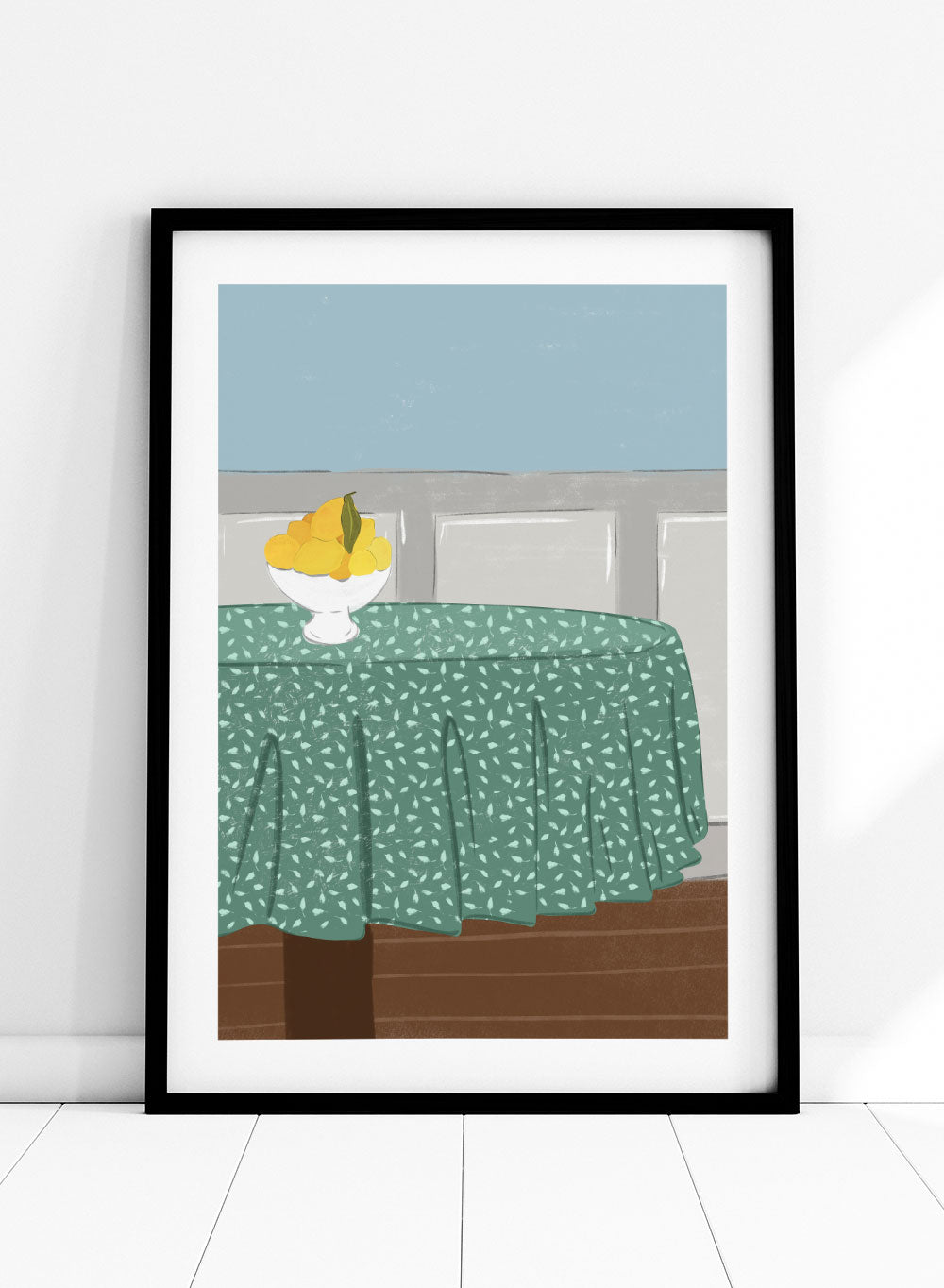 'Lemons and Linen' Aesthetic Art Print_Sugar & Canvas