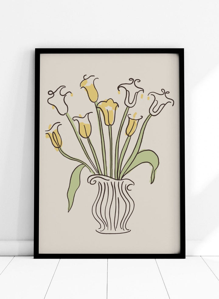 'Waltz of the Tulips' Aesthetic Art Print_Sugar & Canvas
