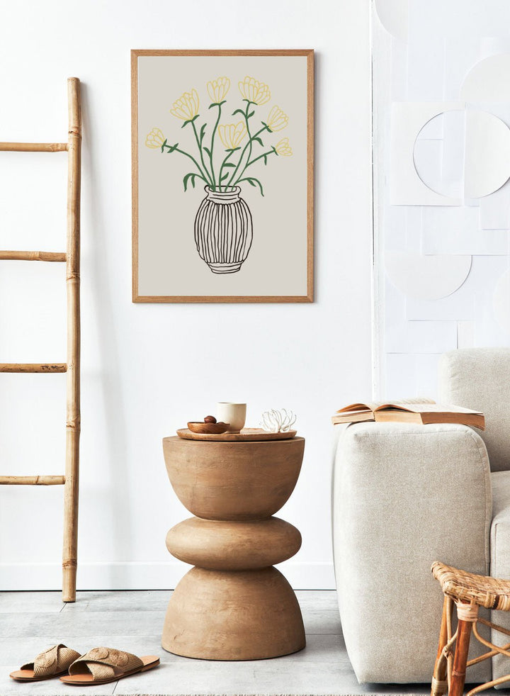 'Yellow Bouquet" Aesthetic Art Print_Sugar & Canvas