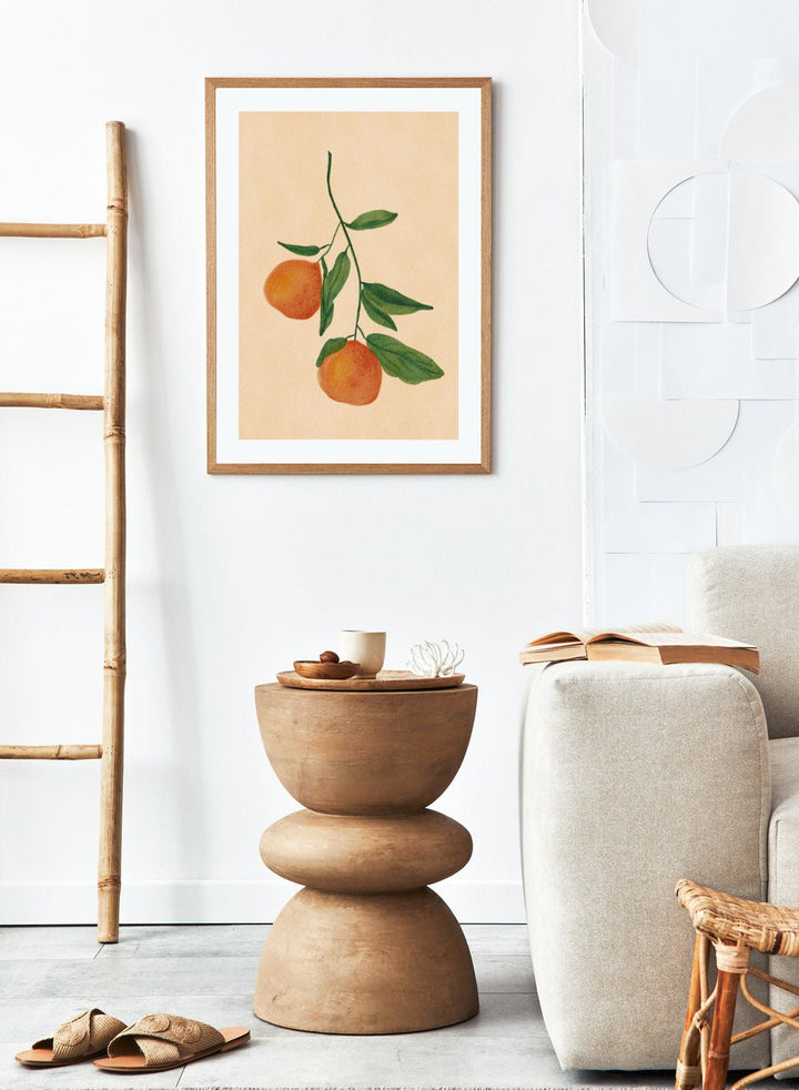 'Hanging Oranges' Aesthetic Art Print_Sugar & Canvas