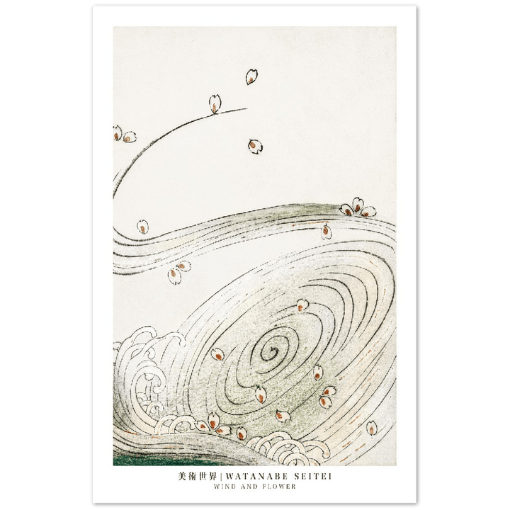 Watanabe Seitei Wind and Flower Art Print_Sugar & Canvas