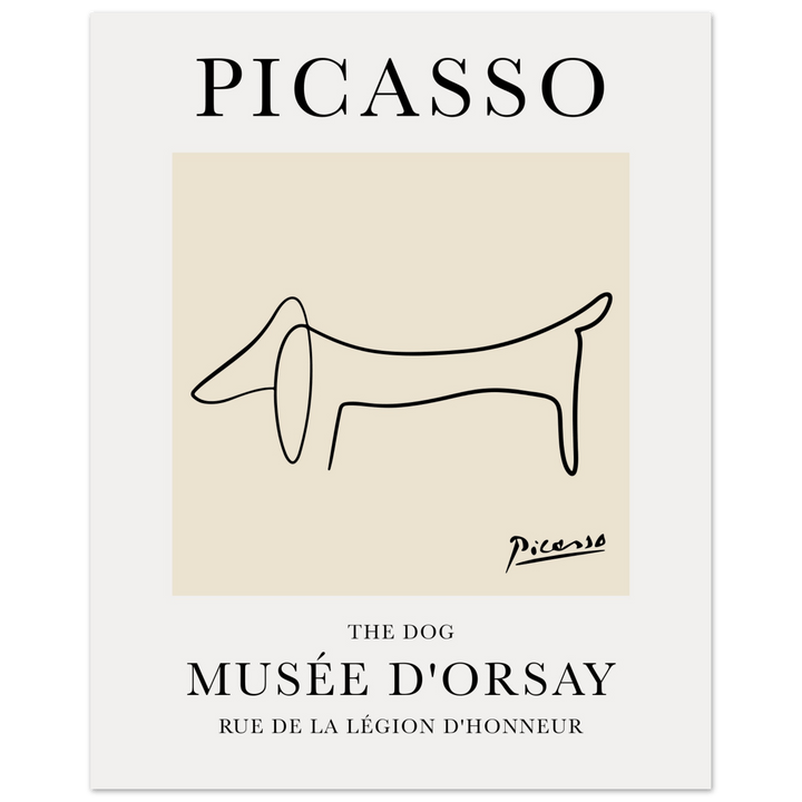 The Dog Line Drawing by Pablo Picasso Print635e0734-8896-4a08-a4fa-02e061e1a232Sugar & Canvas
