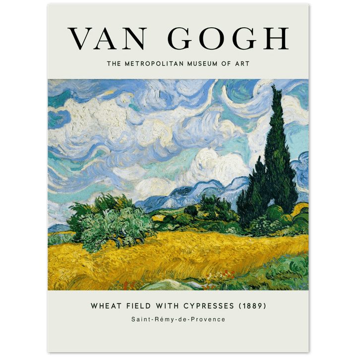 Van Gogh Wheat Field with Cypresses 1889 Art PrintV5-30x40Sugar & Canvas