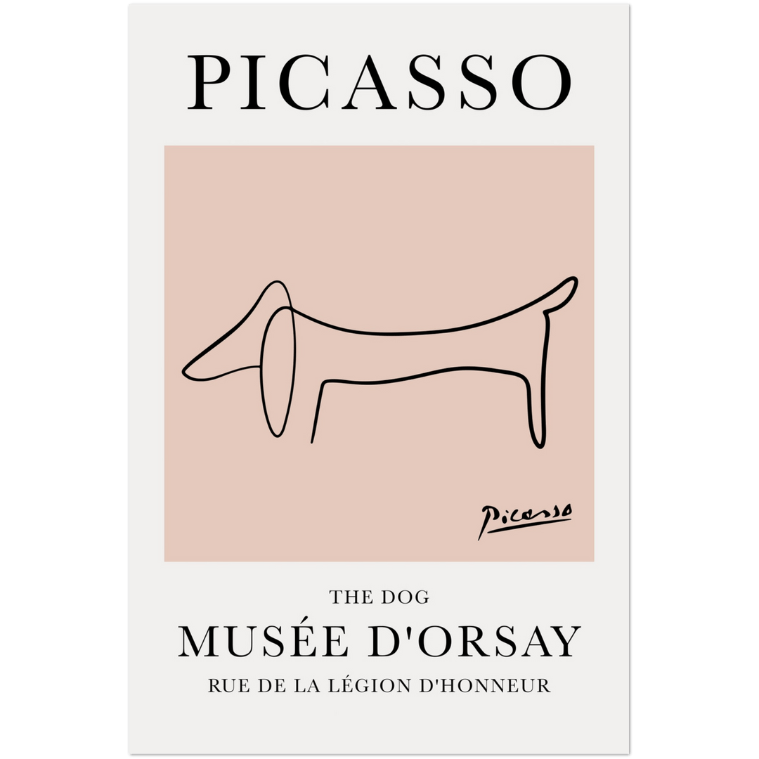 The Dog Line Drawing by Pablo Picasso Printf7d962a1-e5e8-4309-8181-3fcd5d0ead5bSugar & Canvas