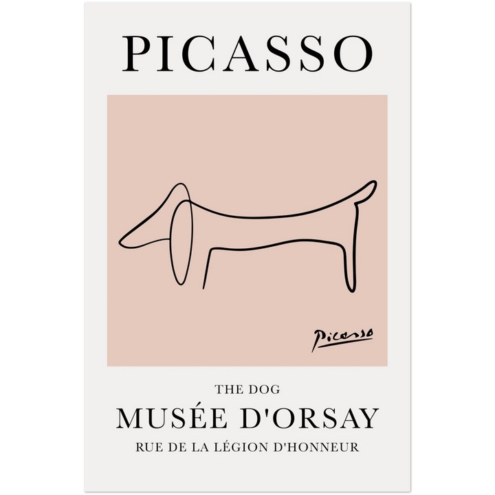 The Dog Line Drawing by Pablo Picasso Printf7d962a1-e5e8-4309-8181-3fcd5d0ead5bSugar & Canvas