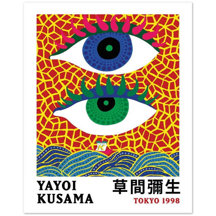 On the Ocean Inspired by Yayoi Kusama Art PrintYY22-40x50Sugar & Canvas