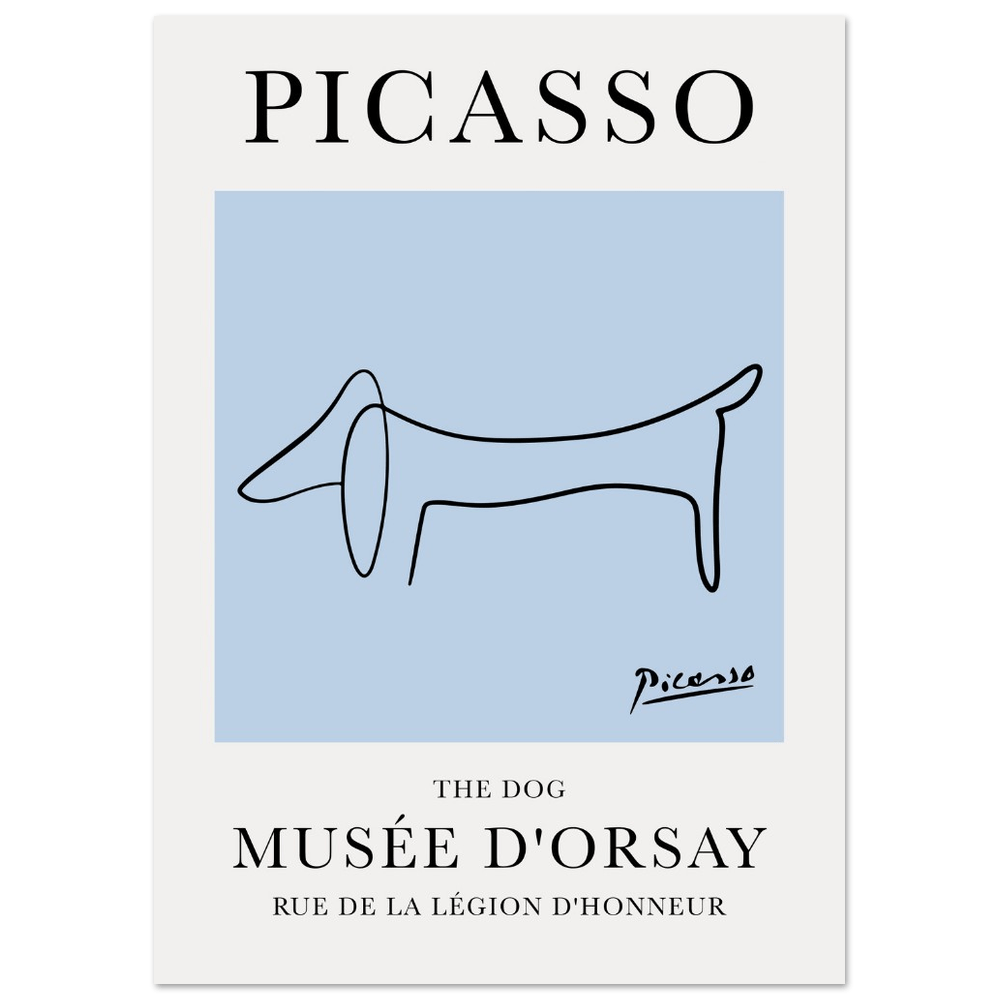 The Dog Line Drawing by Pablo Picasso Printd2707b6f-98c1-4453-a22c-44b1b8e8593fSugar & Canvas