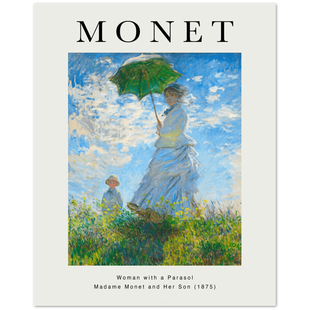 Woman with a Parasol by Monet Print_Sugar & Canvas