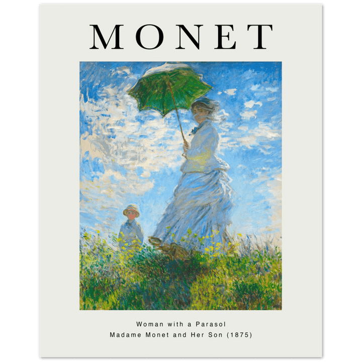 Woman with a Parasol by Monet Print_Sugar & Canvas