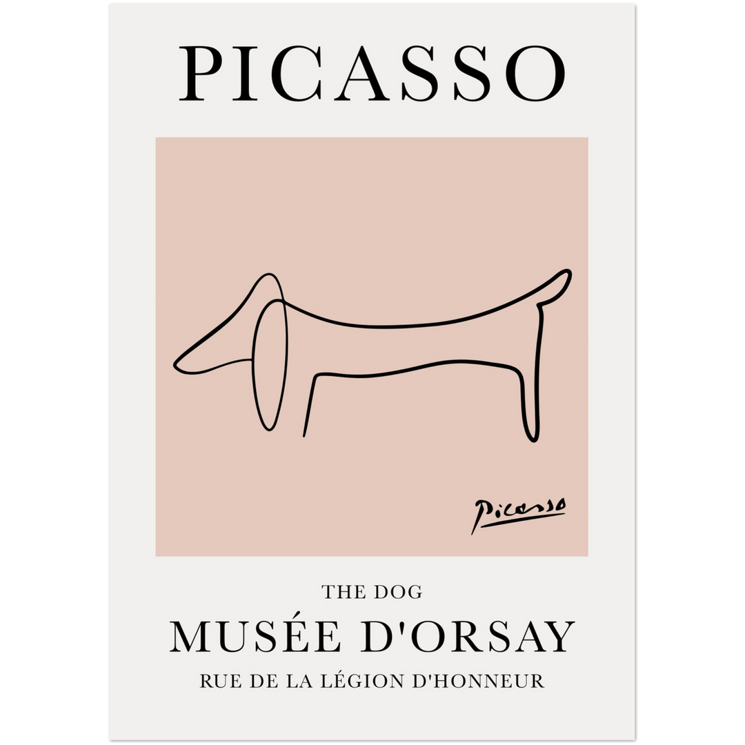 The Dog Line Drawing by Pablo Picasso Printd211cfd0-d3c1-44e7-af0d-014574fdf553Sugar & Canvas