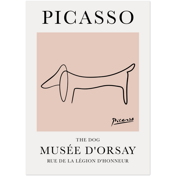 The Dog Line Drawing by Pablo Picasso Printd211cfd0-d3c1-44e7-af0d-014574fdf553Sugar & Canvas