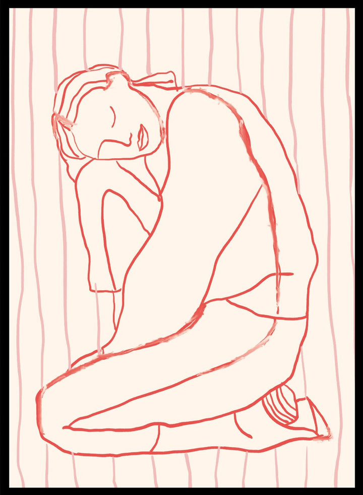 'Resting Form' Aesthetic Art Print_Sugar & Canvas