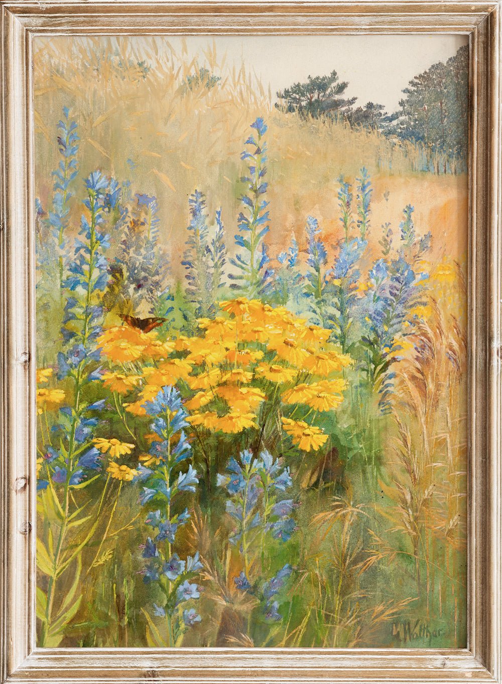 "Field Flowers" Art Print_Sugar & Canvas