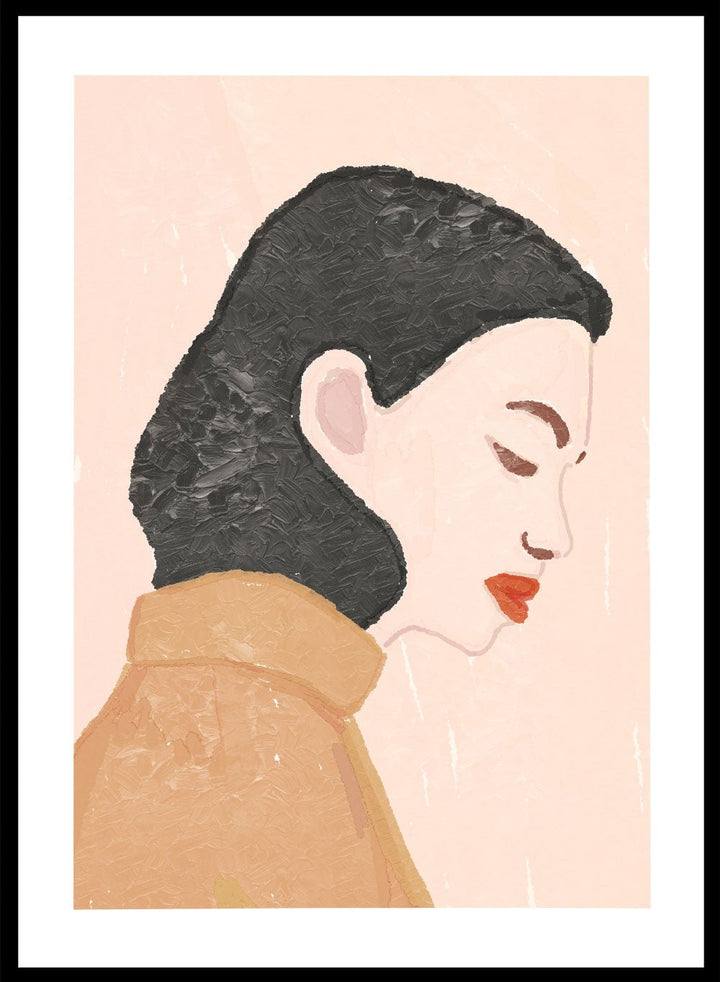 'A Thought Unspoken' Aesthetic Art Print_Sugar & Canvas