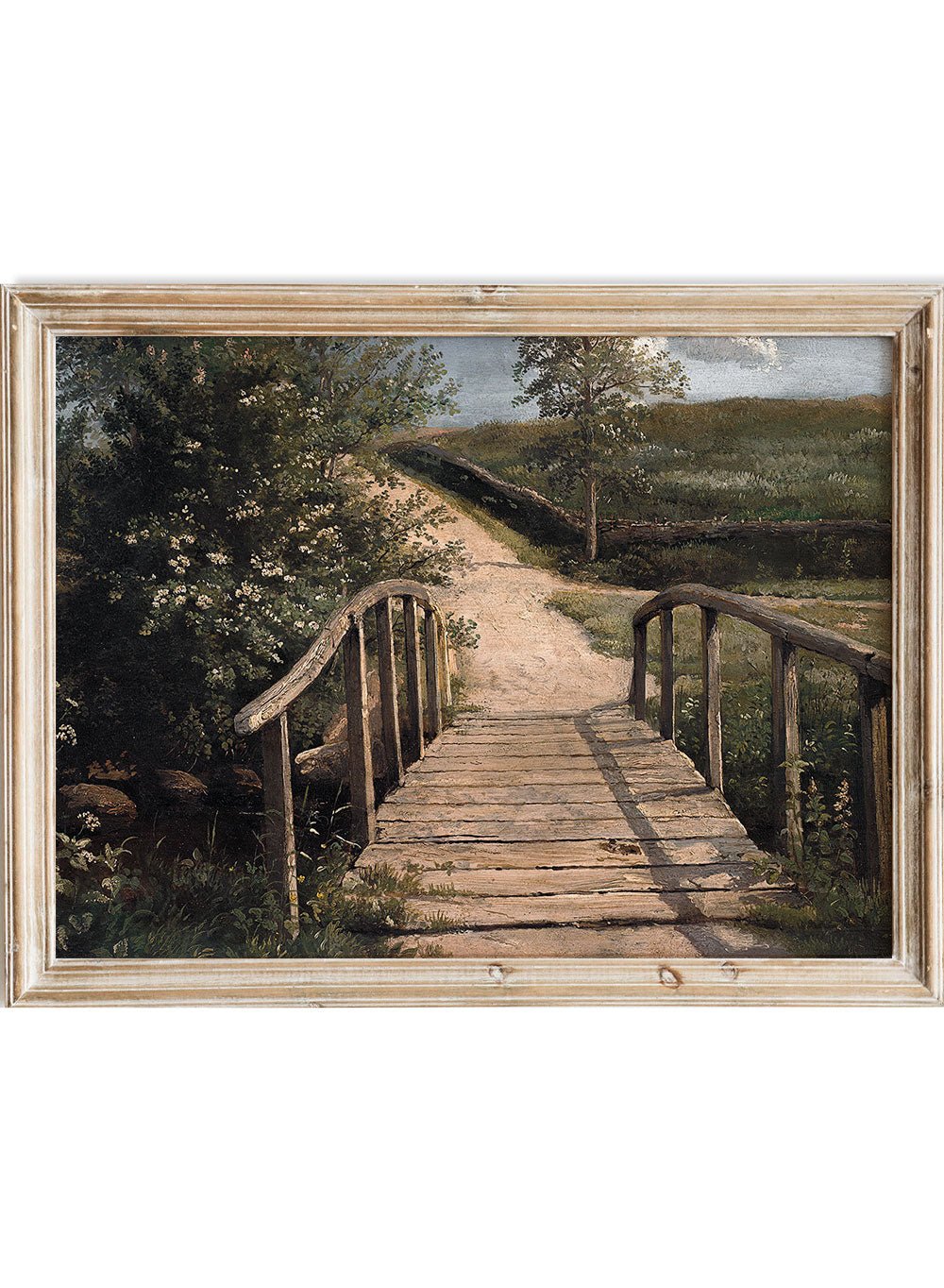 "Bridge over A Stream" Art Print_Sugar & Canvas