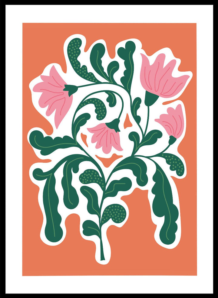 Abstract Flowers Art Print_Sugar & Canvas