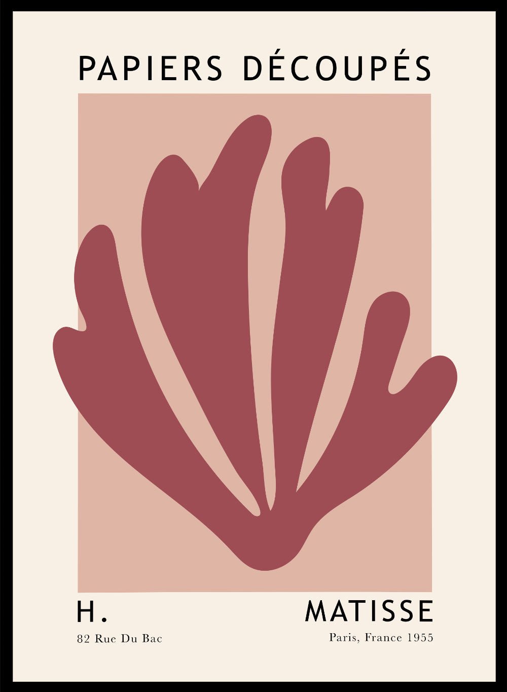 The Cut - Outs Inspired by Henri Matisse Art Print_Sugar & Canvas