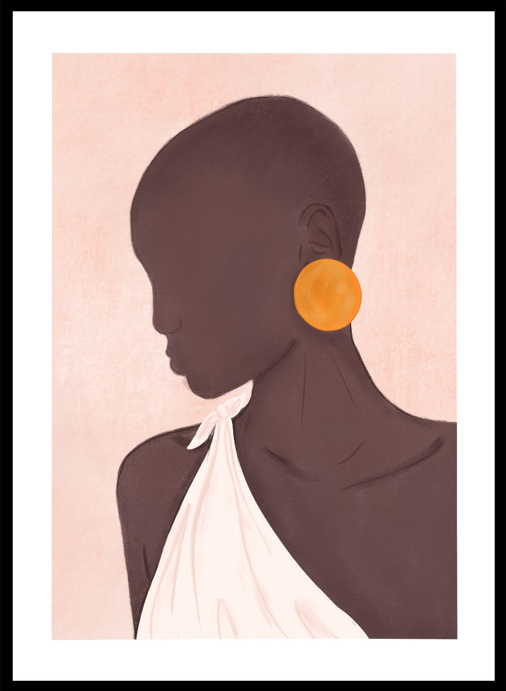 'Silhouette No.1' Aesthetic Art Print_Sugar & Canvas