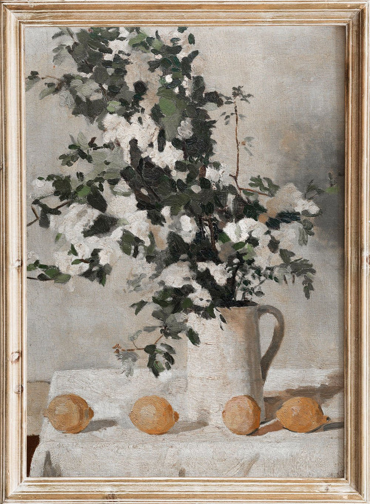 "Flowers and Lemons" Art Print_Sugar & Canvas