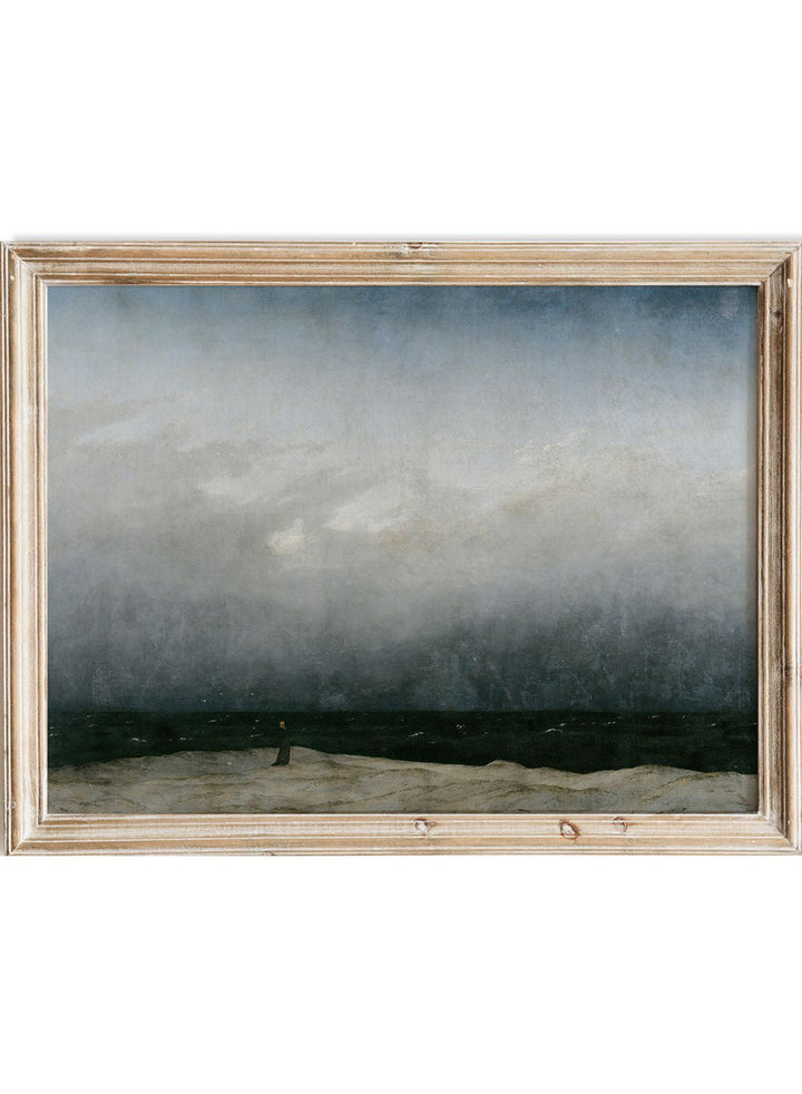 "Monk by the Sea" Art Print_Sugar & Canvas