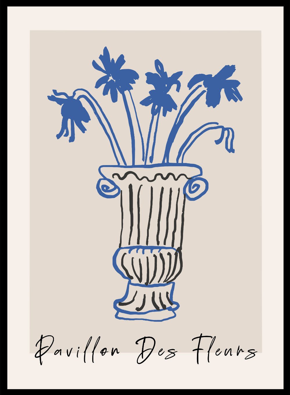 'Spiraled Vase' Aesthetic Art Print_Sugar & Canvas