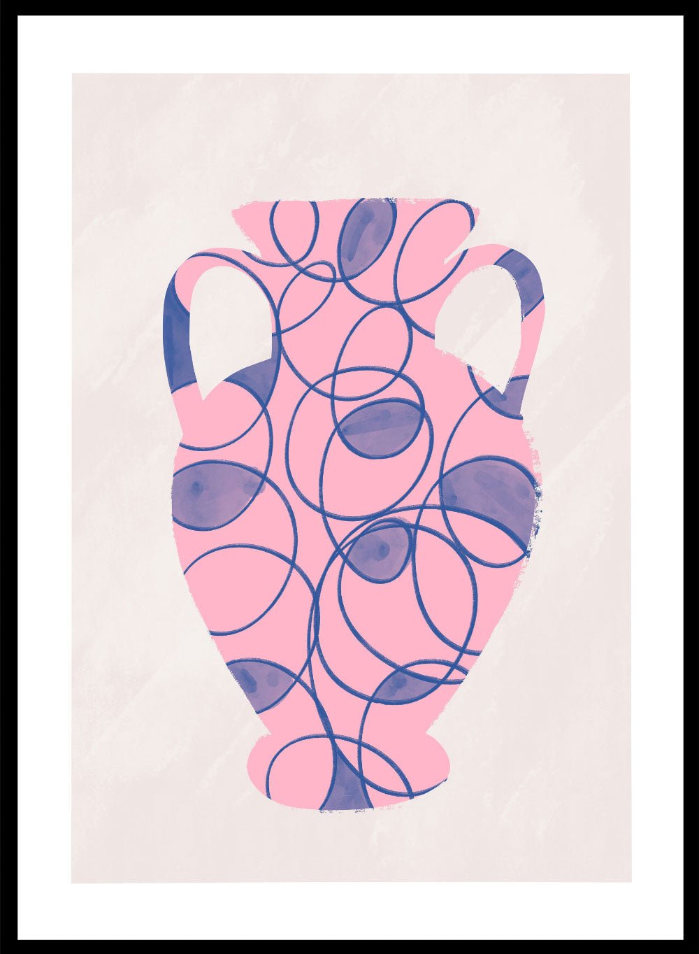 'Abstract Amphora' Aesthetic Art Print_Sugar & Canvas