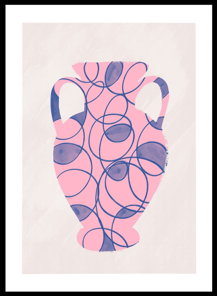 'Abstract Amphora' Aesthetic Art Print_Sugar & Canvas
