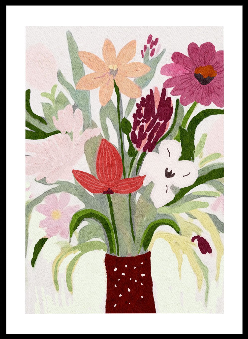 'Garden Arrangement' Aesthetic Art Print_Sugar & Canvas