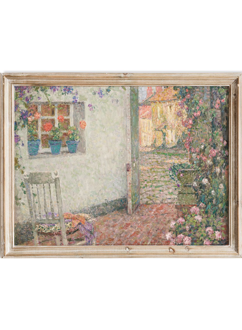 "Le Seuil Fleuri" Art Print_Sugar & Canvas