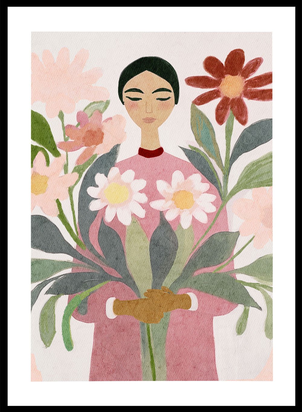 'Garden of Her Own' Aesthetic Art Print_Sugar & Canvas