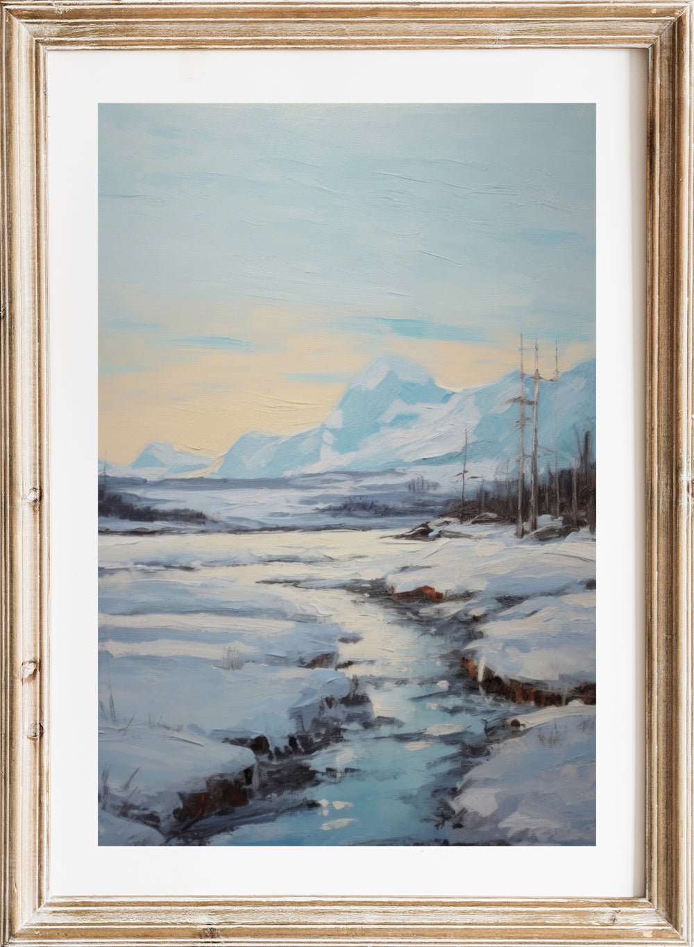 "Winter Landscape II" Art Print_Sugar & Canvas