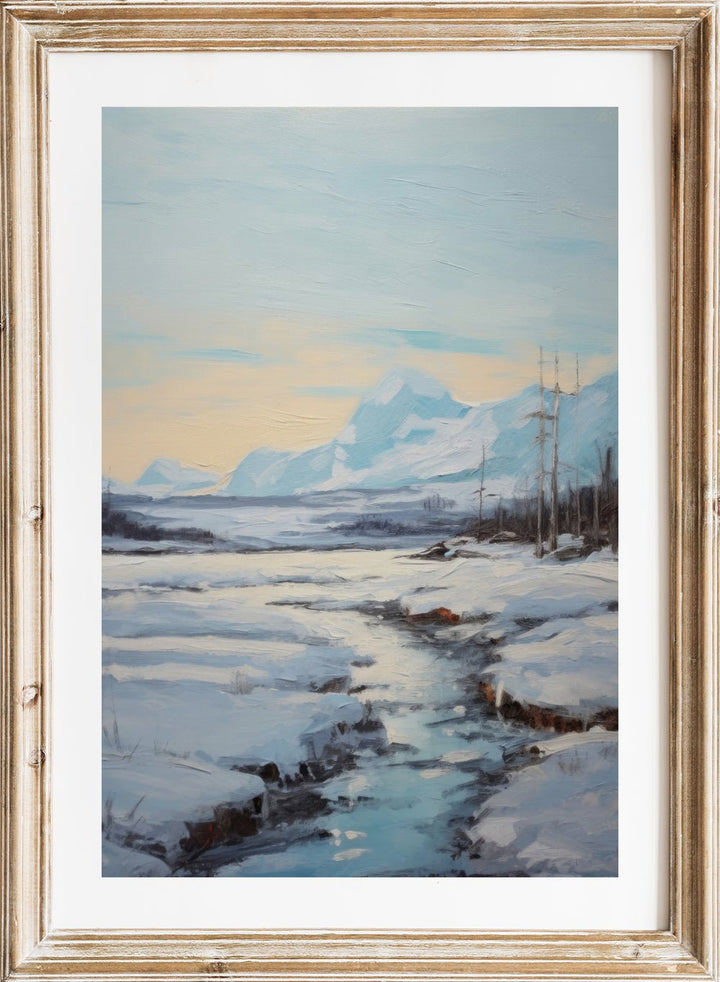 "Winter Landscape II" Art Print_Sugar & Canvas