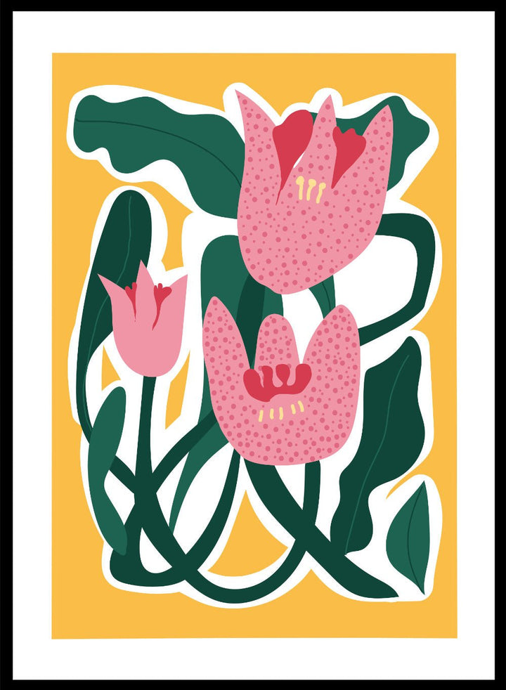 Abstract Flowers Art Print_Sugar & Canvas